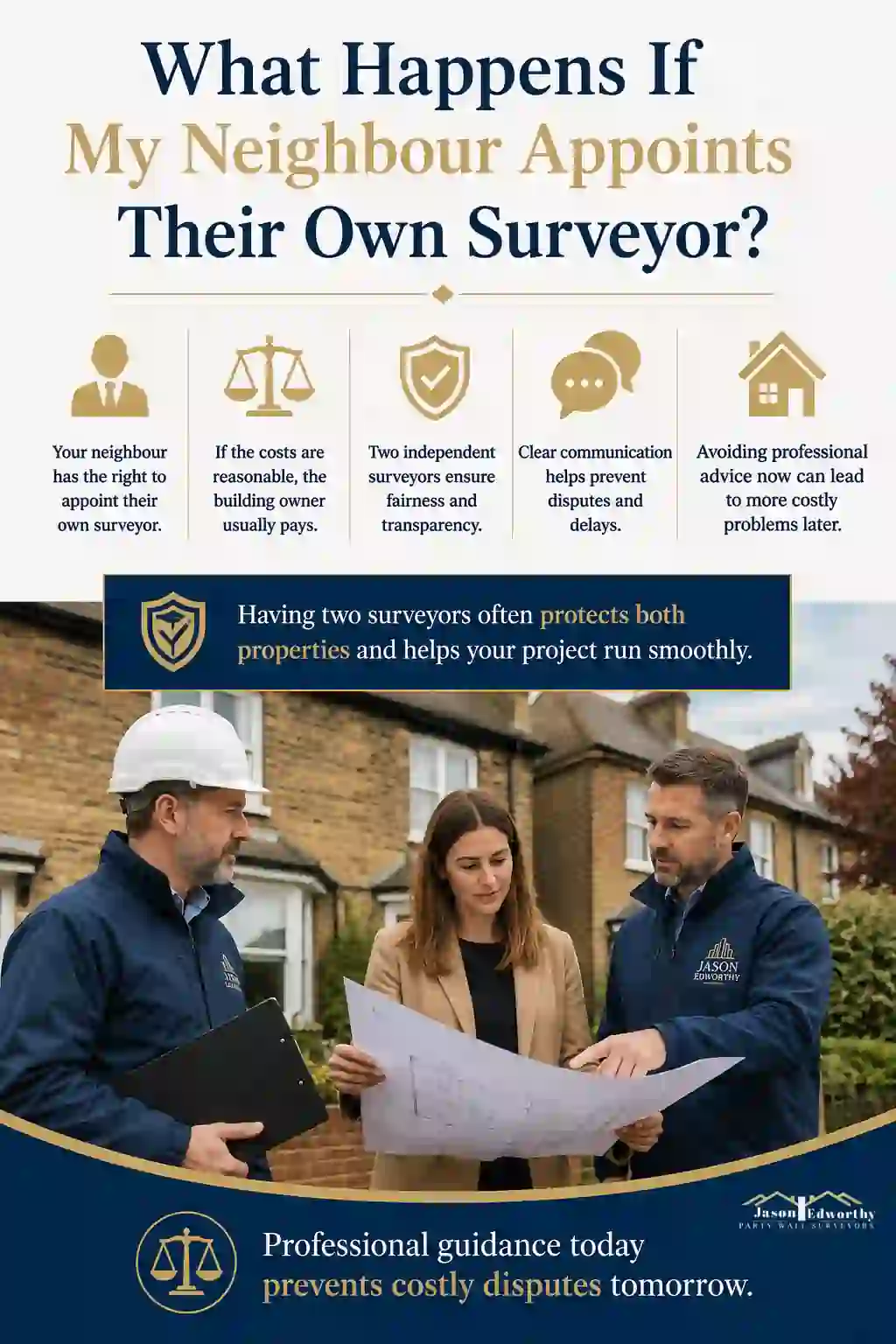 What Happens If My Neighbour Appoints Their Own Surveyor Oadby?