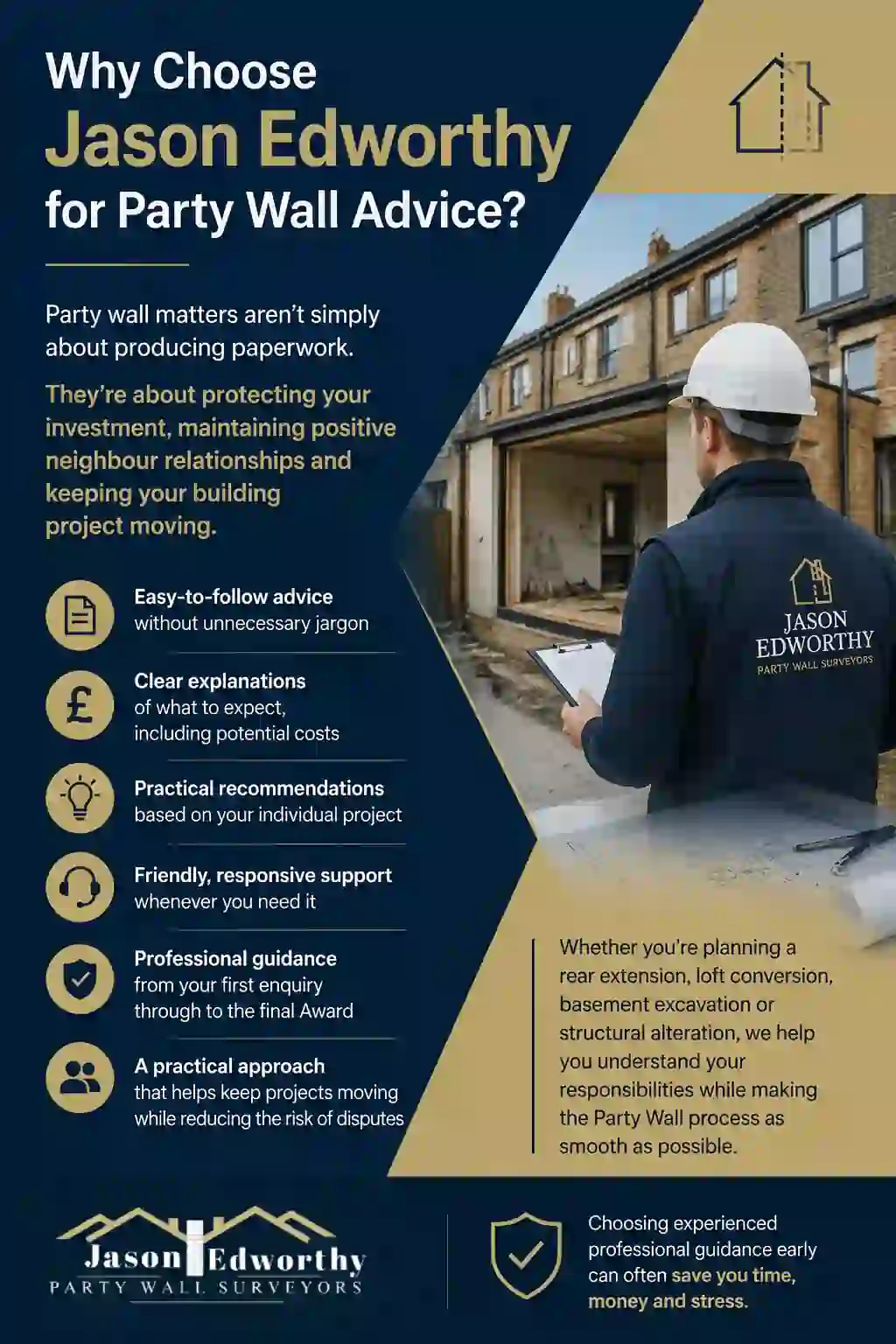 Why Choose Jason Edworthy for Party Wall Advice Oadby?